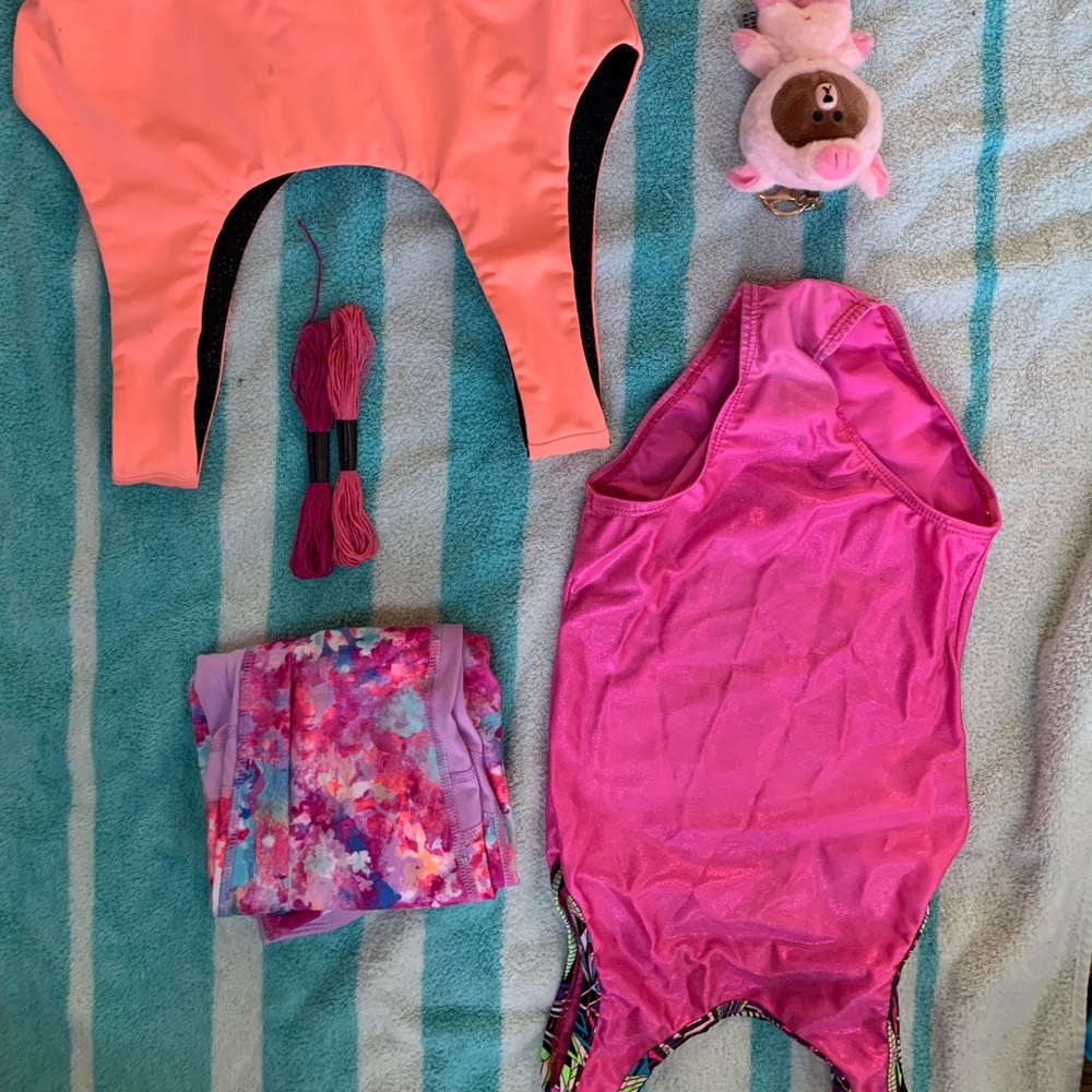 PRETTY IN PINK🎀 GK LEOTARD BUNDLE + EXTRAS